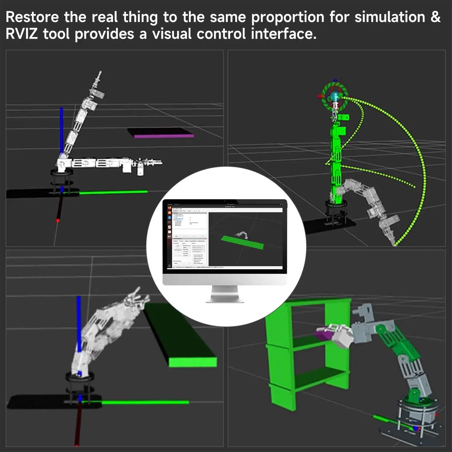 Imagem -06 - Dofbot se ai Vision Braço Robótico Máquina Virtual 6dof com Sistema Ros Use Programação Python para Computador com Windows