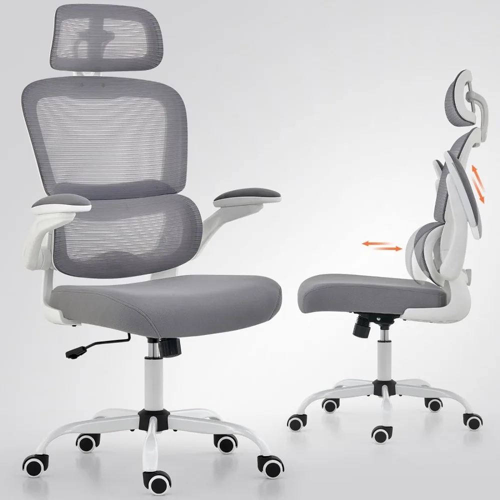 Office Chair Ergonomic, Comfortable Breathable Mesh Seat, 330 Lbs Load Capacity and Durable Construction, 360° Swivel Chairs