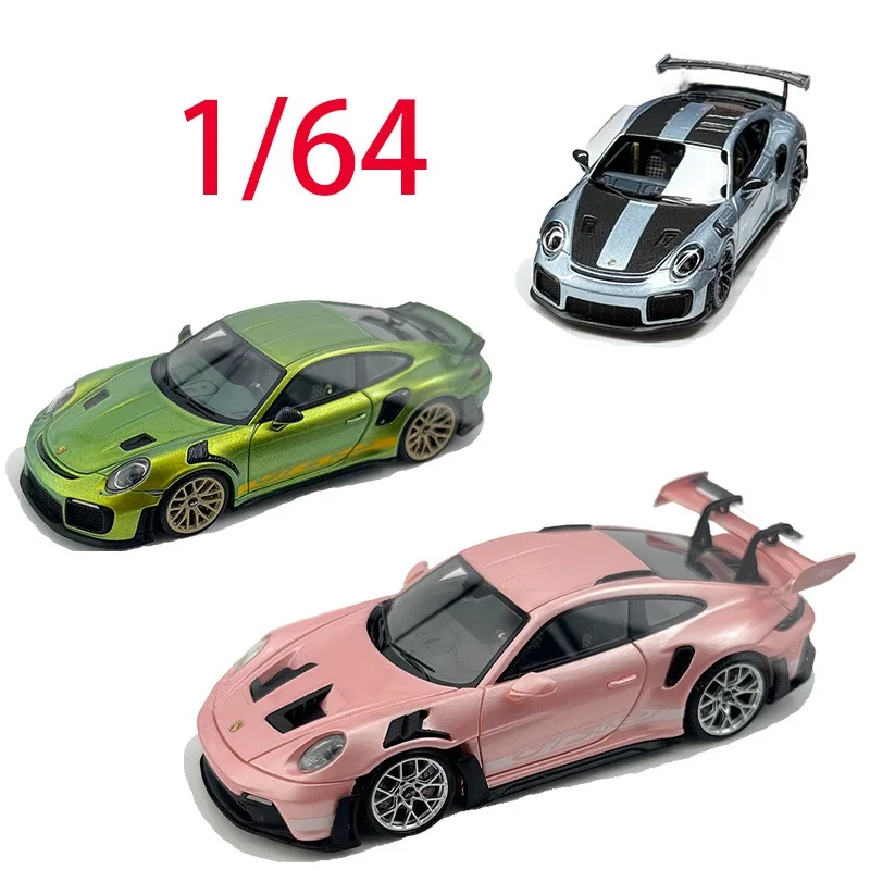 

SUHE Diecast 1/64 Scale Porsche 992 GT2RS Resin Car Model Porsche 992 GT3RS Play Vehicles Toys for Boys Original Box Collection