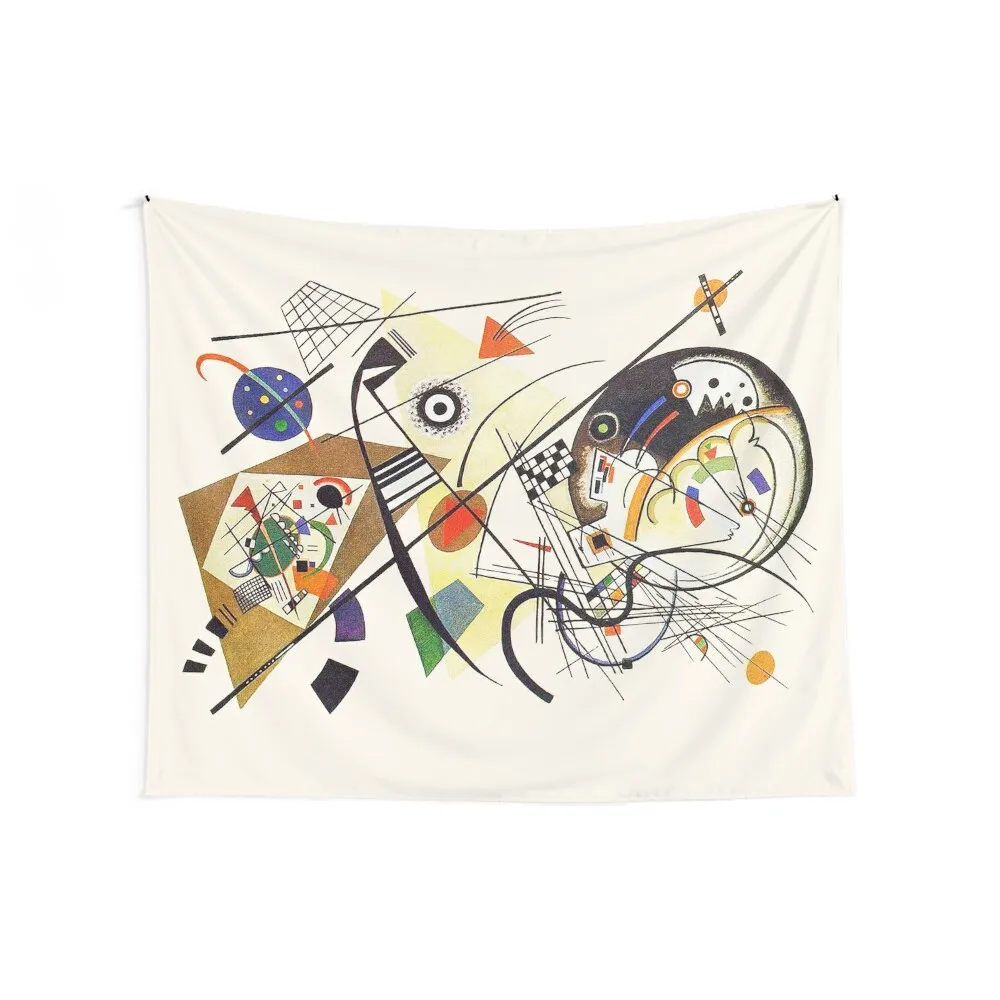 HD. Transverse Lines (1923), by Wassily Kandinsky Tapestry Aesthetic Room Decor Korean Home Decor Accessories Tapestry