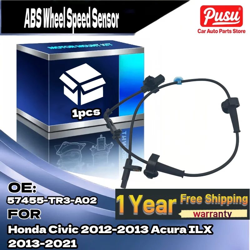 

OE 57455-TR3-A02 ABS Wheel Speed Sensor for Honda Civic 2012-2013 for Acura ILX 2013-2021 Front Left
