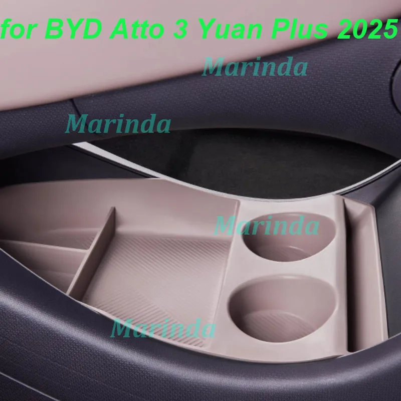 

Car Under Central Console Storage Box for BYD Yuan Plus 2025 Intelligent Driving Edition Silicone Box Interior Accessories