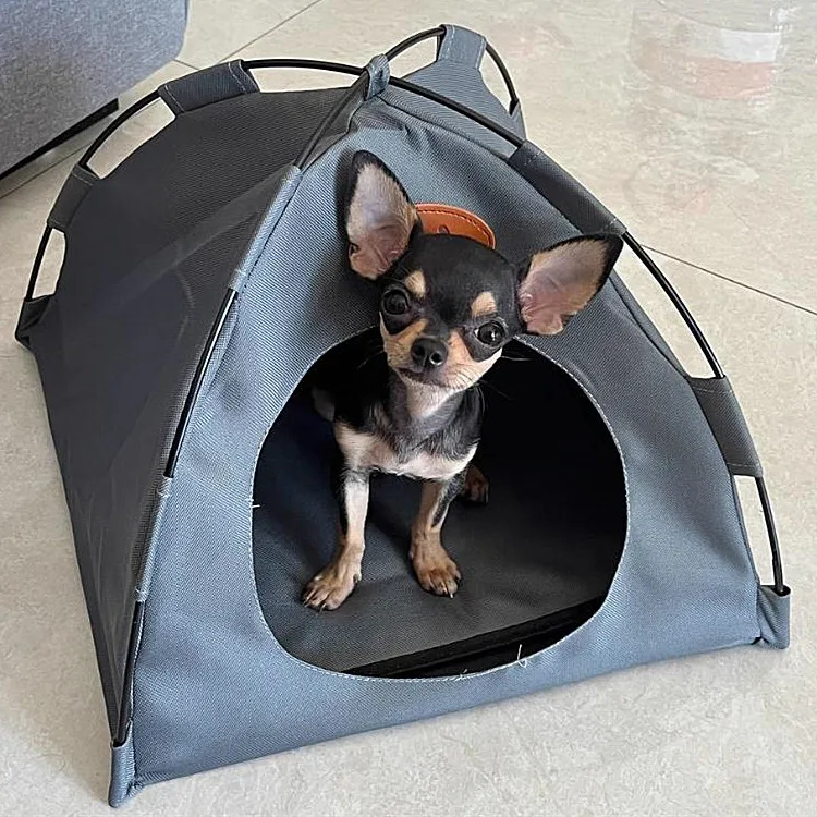Summer Pet Nest, Detachable Washable Foldable Outdoor Tent-style Cat And Dog House, Equipped With A Cooling Mat