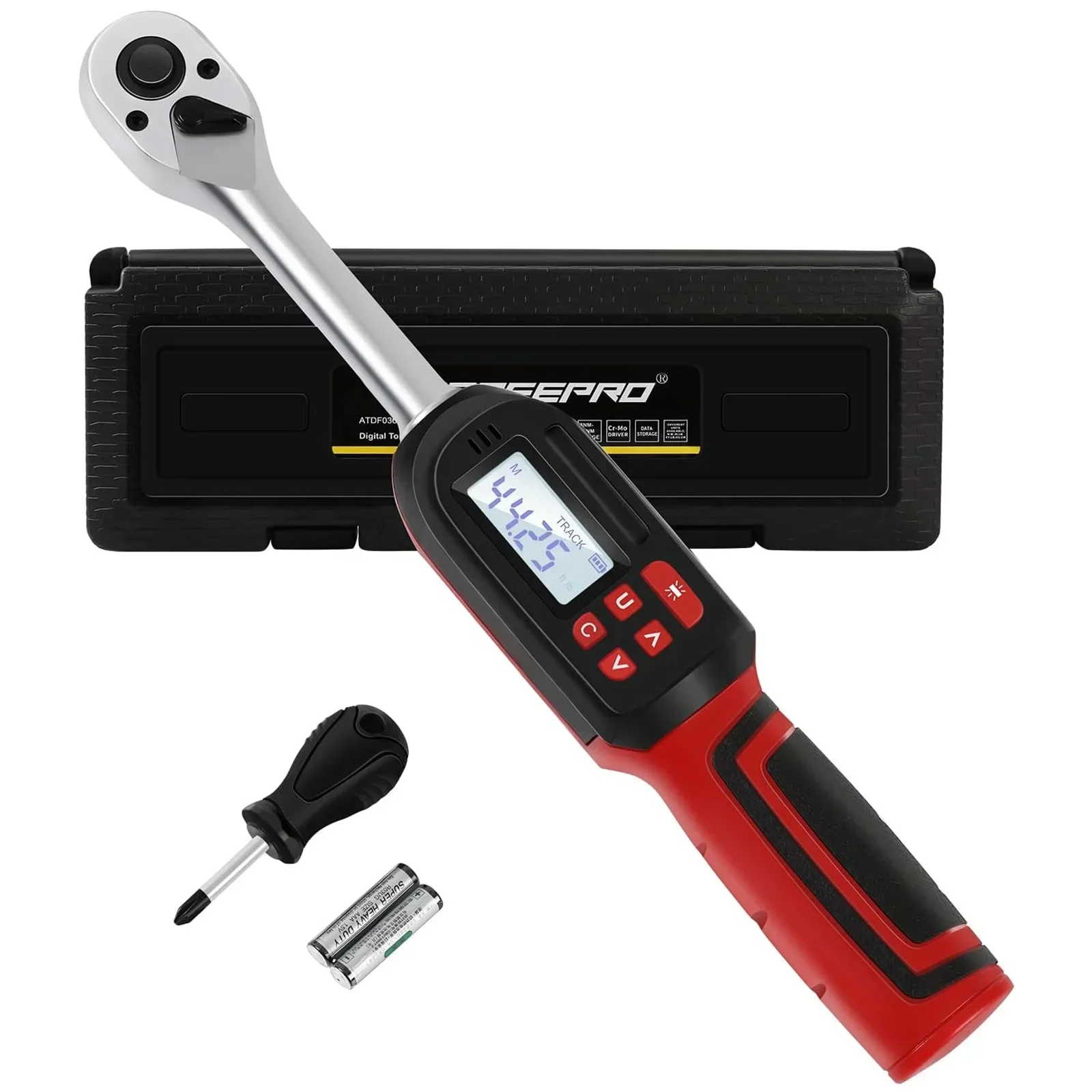 High Precision Heavy Duty Industrial Adjustable Digital Torque Wrench with LCD Display