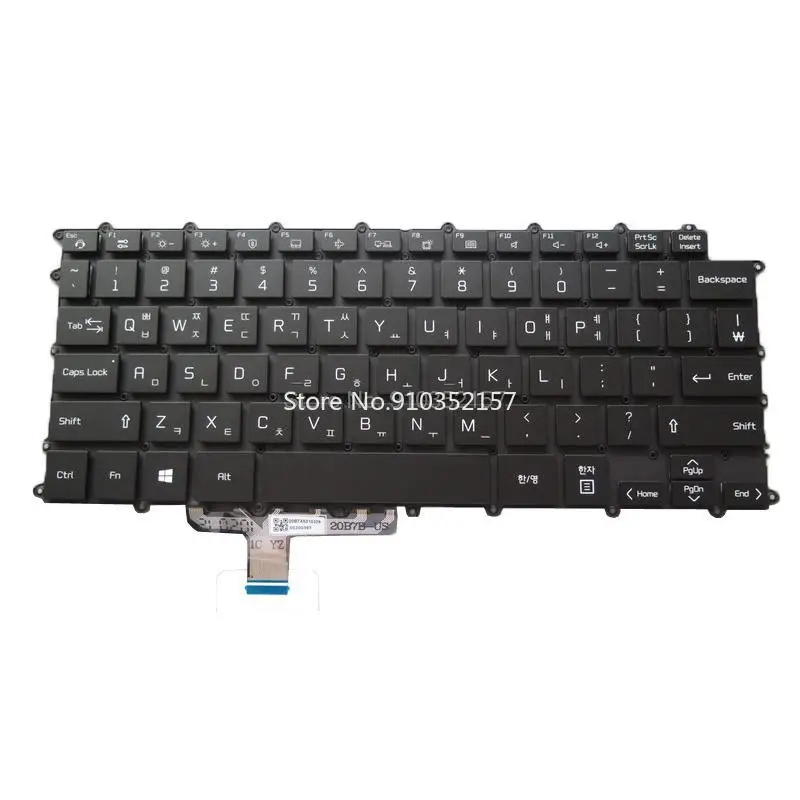 Imagem -02 - Teclado Retroiluminado Coreano tw lg Aew74230111 Kt0120b7bs03krr Sg-b0301-xma Sn8000bu Aew74230275 Kt0120b7bs03cha01 Aew74230175