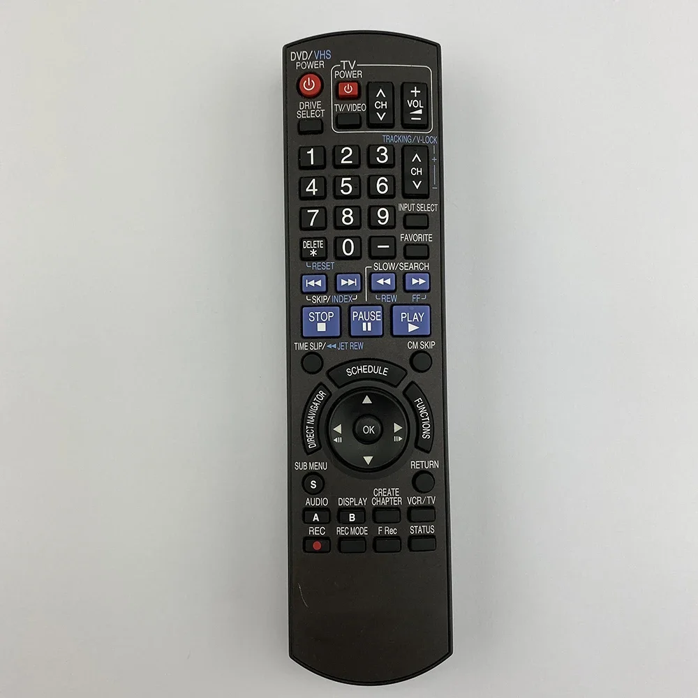 USED ORIGINAL REMOTE CONTROL N2QAYB000197 FOR PANASONIC DVD Recorder DMR-EZ48VK DMR-EZ37V DMR-EZ37 DMR-EZ37VS DMR-EZ37VK