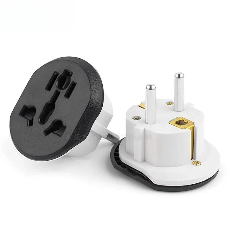 for KT-168 Russian German Standard Adapter Plug  suitable for  Middle East Dubai Iran Travel Power Socket Converter
