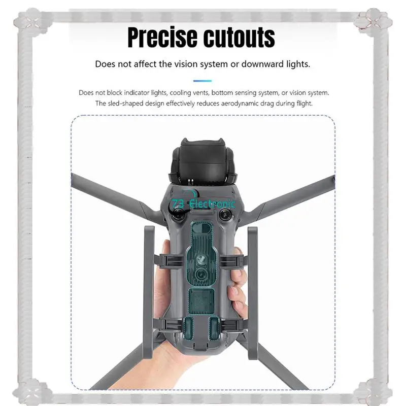 24-Hour Delivery Drone Accessories For DJI Mavic 4 Pro- 30Mm Quick-Release Foldable Extended Landing Leg Gear Kit