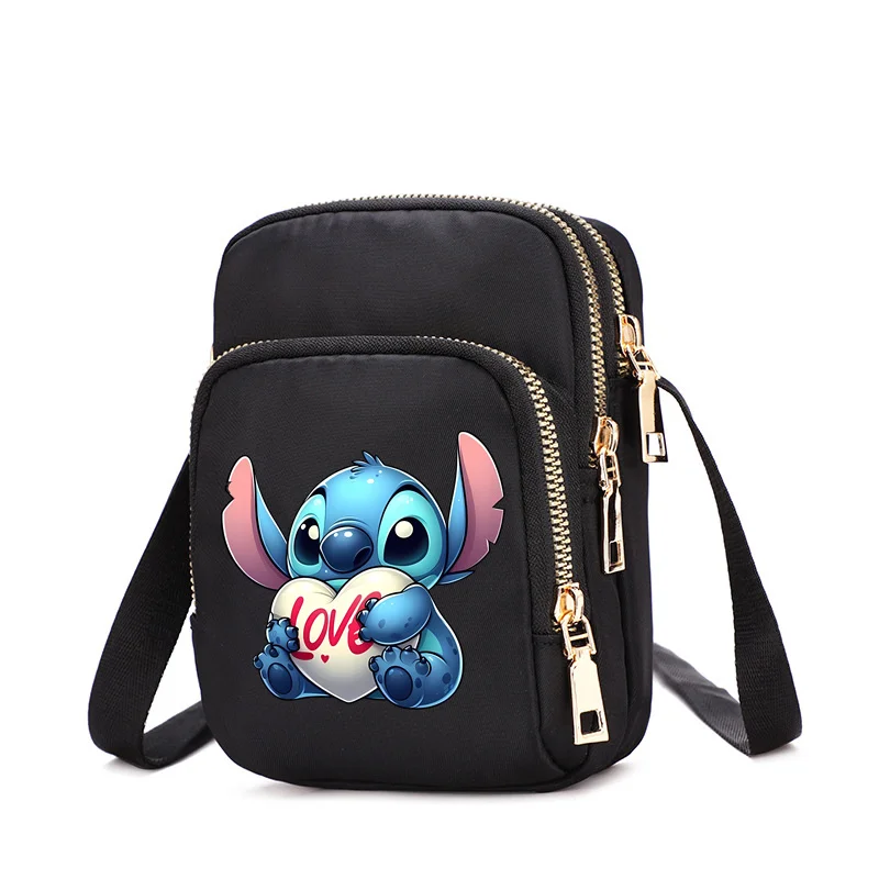 Disney Stitch Women Bags Cell Phone Purse Crossbody Shoulder Strap Lilo & Stitch Handbag for Female Women\'s Bags Underarm Bag