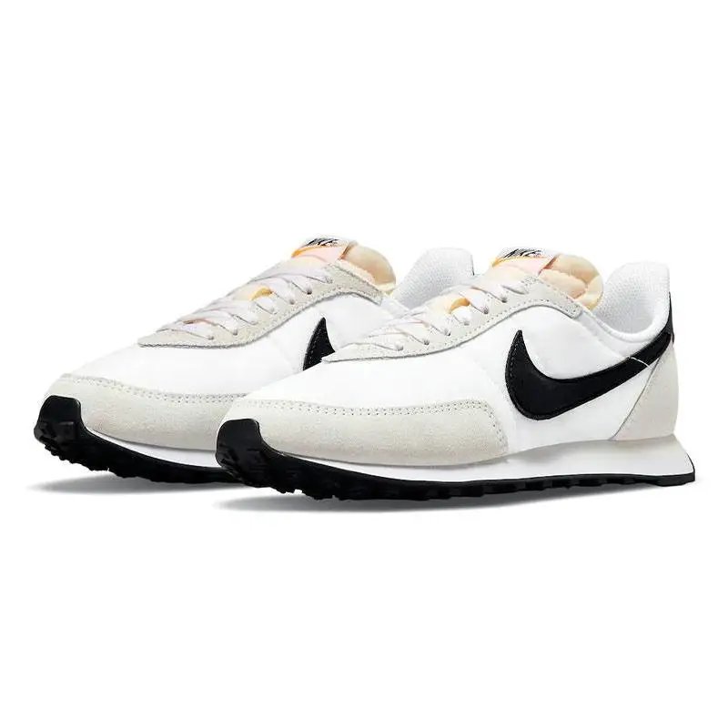 Nike-zapatillas Nike Waffle Trainer 2 para mujer, zapatos blancos y negros, DA8291-100