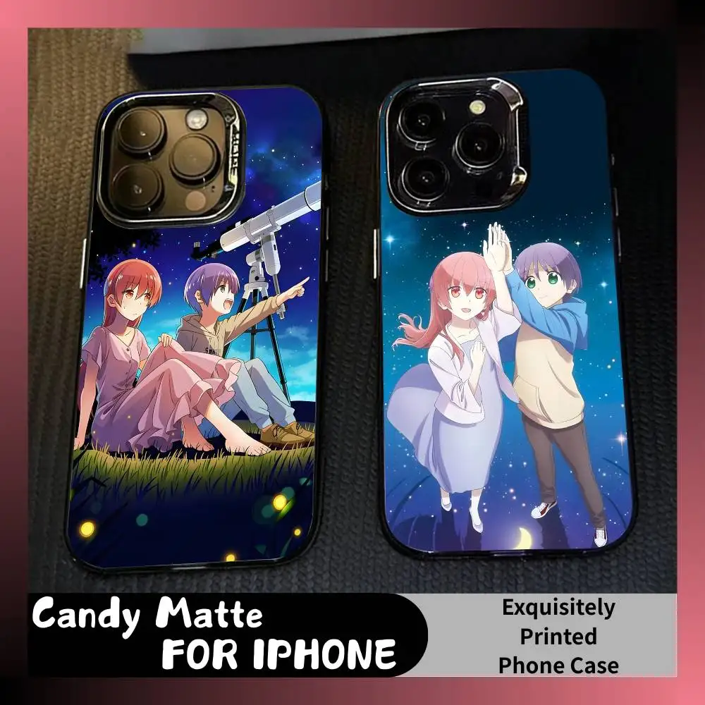 

TNK Anime T-Tsukasa Tonikaku K-Kawaii Phone Case For iPhone 16 17 15 14 12 13 Pro Max Black Candy Matte Shockproof Cover
