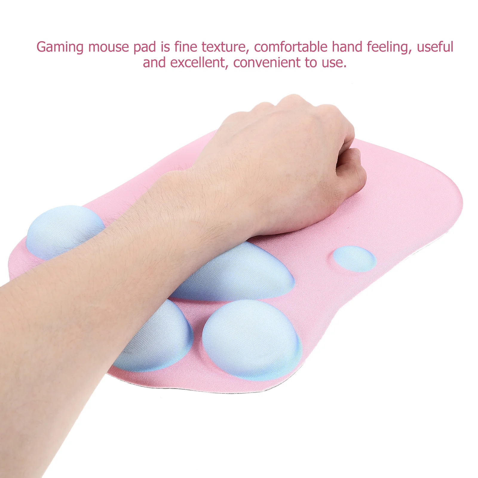 

Gaming Mouse Pad Wrist Rest Support Soft Padding Mousepad for Office Computer Cat Paw Design Smooth Glide Wrist Rest Mouse Pad