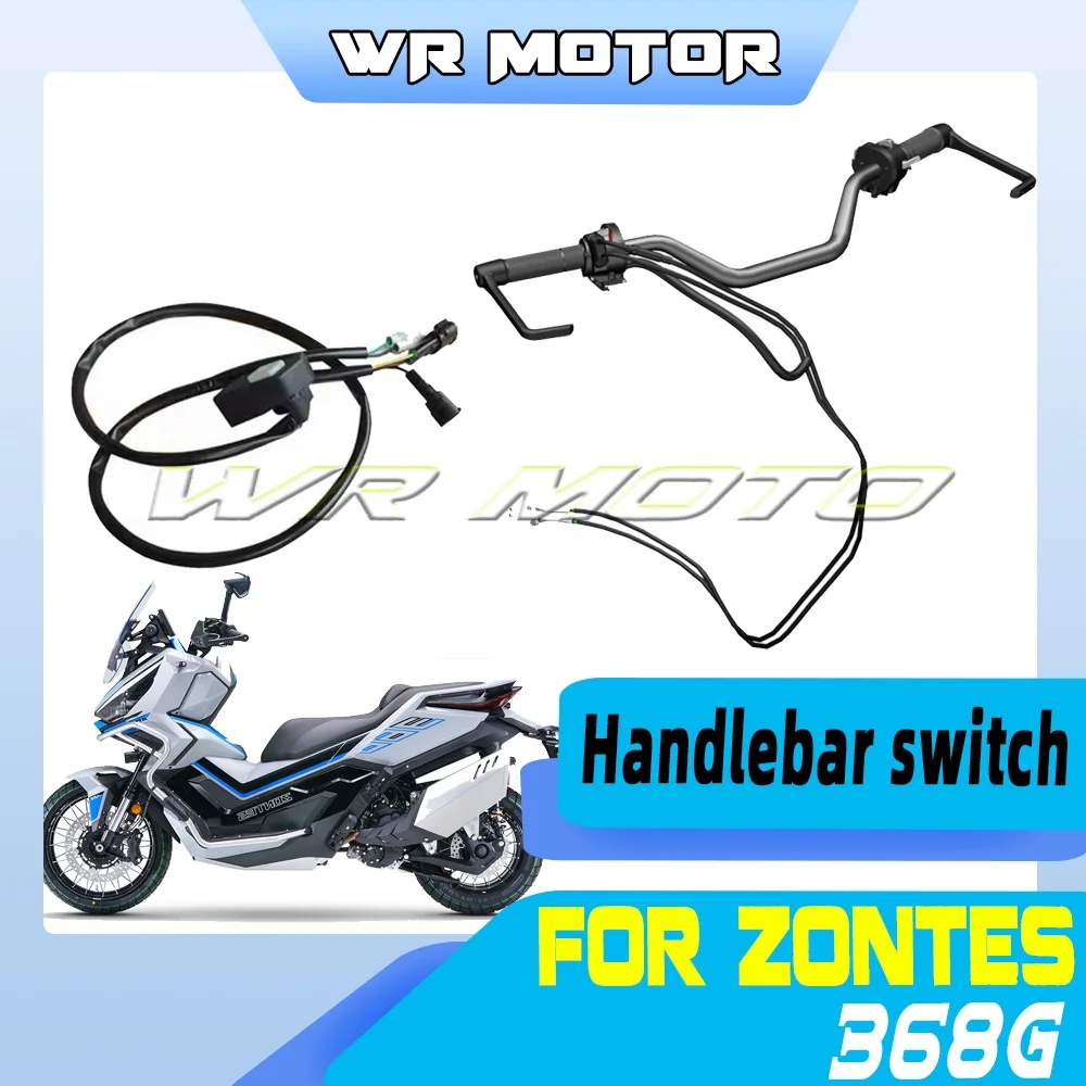 Motorcycle Handlebar Switch Heated Grip Throttle Cable Handguard Mount Bracket Fit ZONTES 368G Spare Part