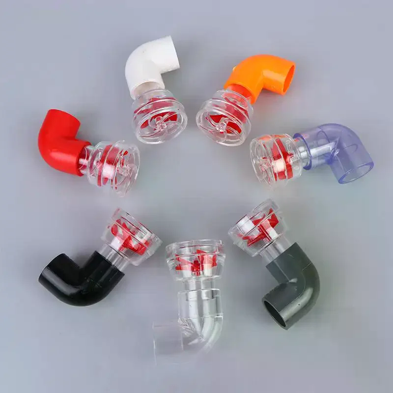 20mm Fish Tank Auto-Rotating 5-Blade Fan Kit Aquarium Wave Maker Rotary Pump Head Tool Fish Tank Outlet Fan Nozzle Filter