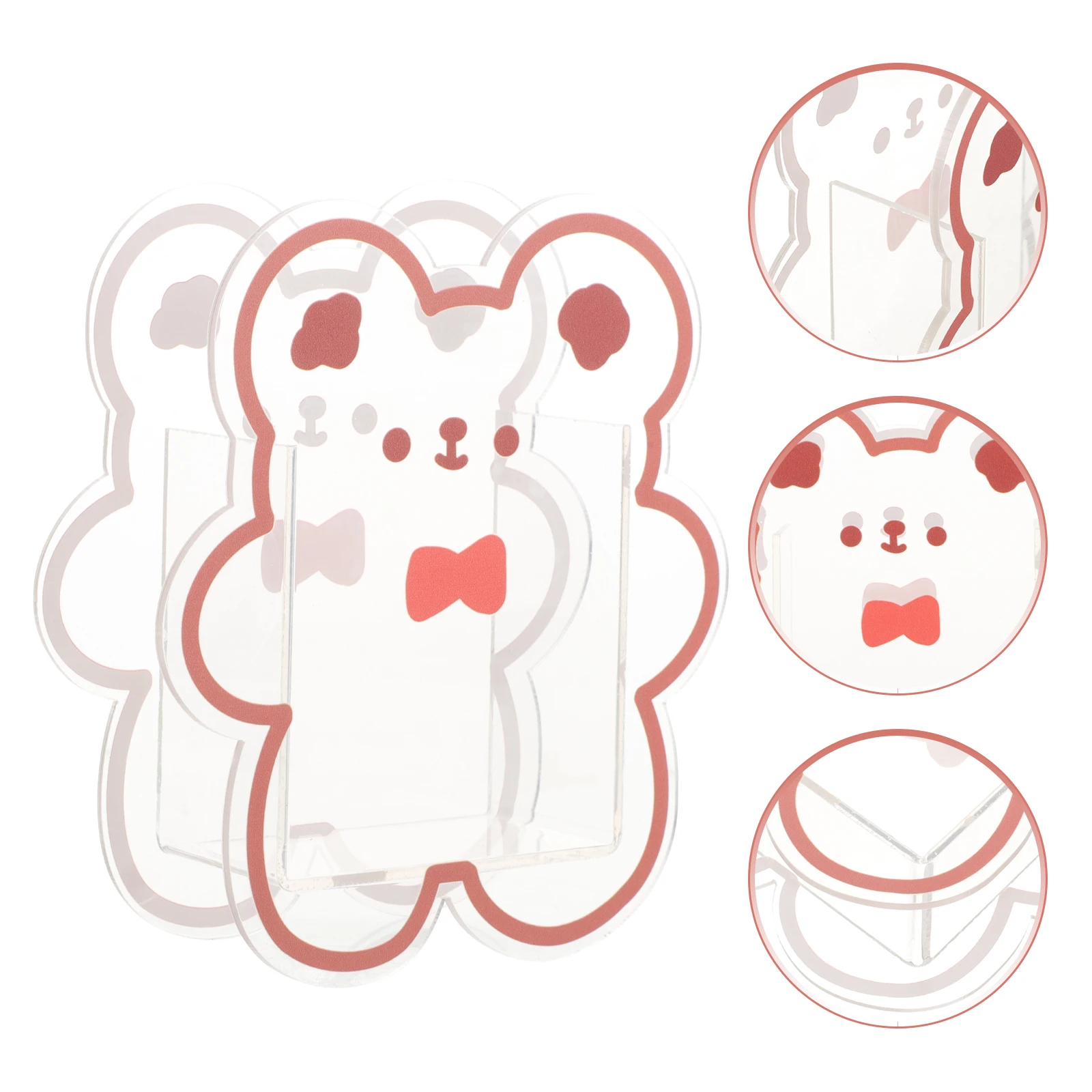 Make-upborstelcontainer Acryl Beer Organizer Multifunctionele make-uppenhouder Desktop Grote capaciteit opslag Make-upborstelhouder