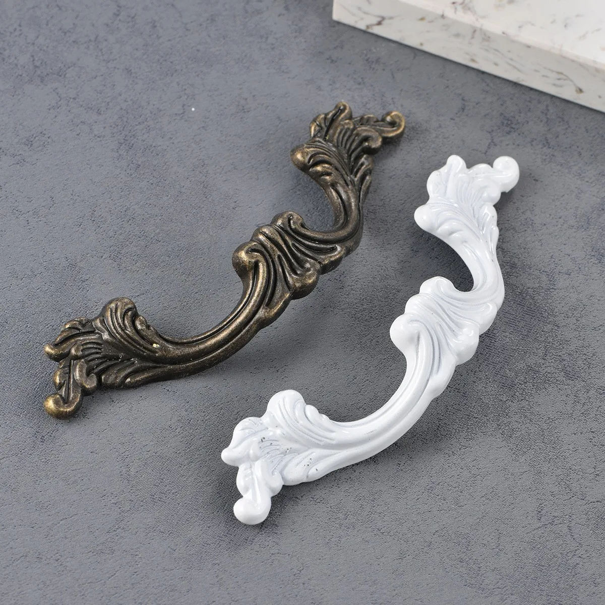 52/83mm Hole Spacing Zinc Alloy Antique Handle - European Style Bar Pull for Drawer Cabinet Wardrobe
