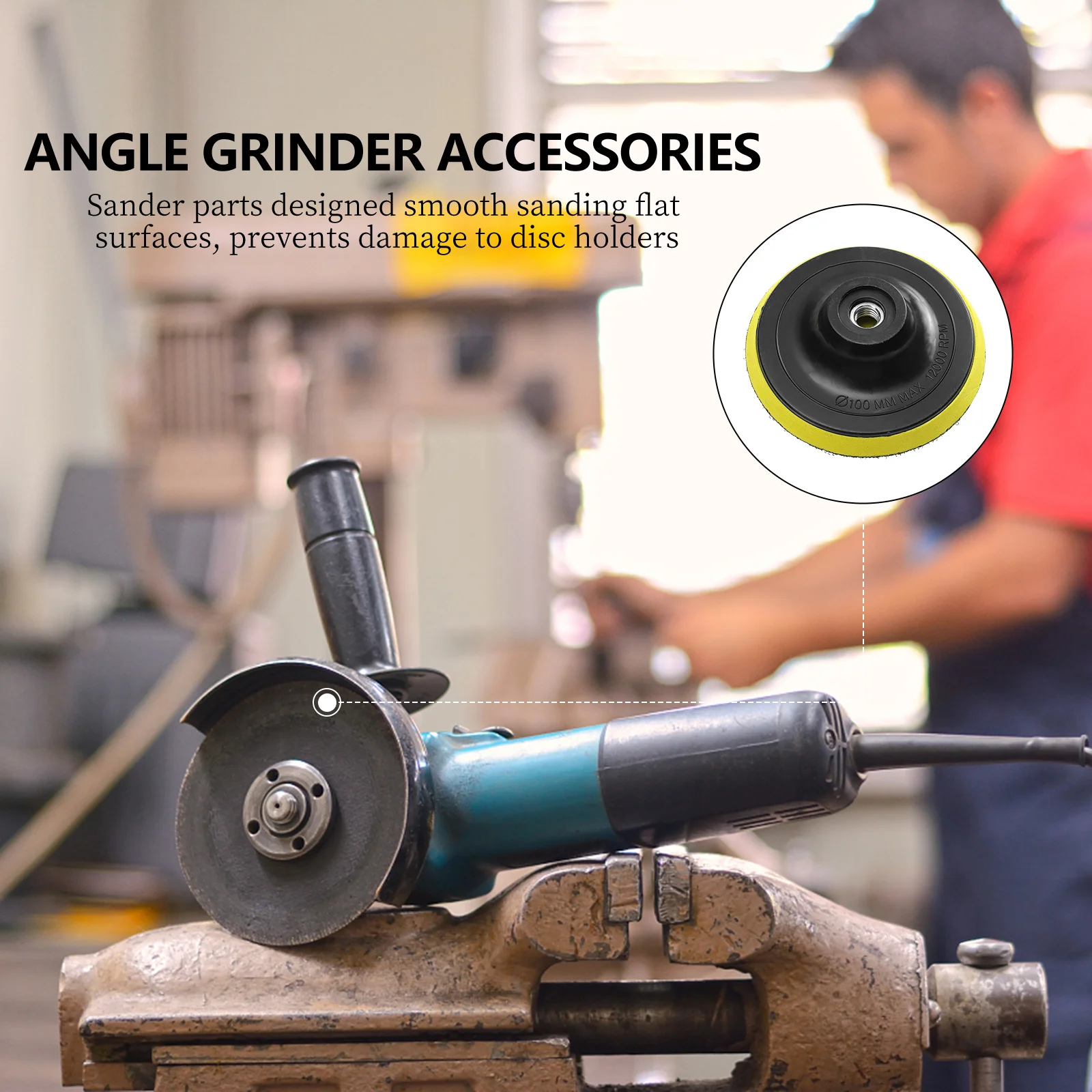 

10pcs Self-Adhesive Polishing Backing Pad For Angle Grinder Durable Eco-Friendly Material Waxing Polishing Disc Buffering Pad