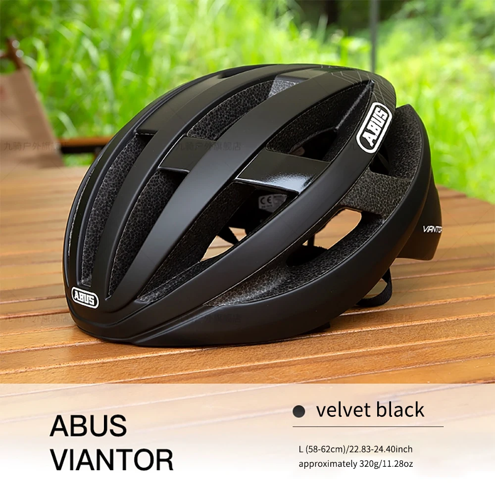 ABUS Fietshelm VIANTOR, MTB- & Racefietshelm voor Mannen en Vrouwen, Lichtgewicht Fietsveiligheidsuitrusting