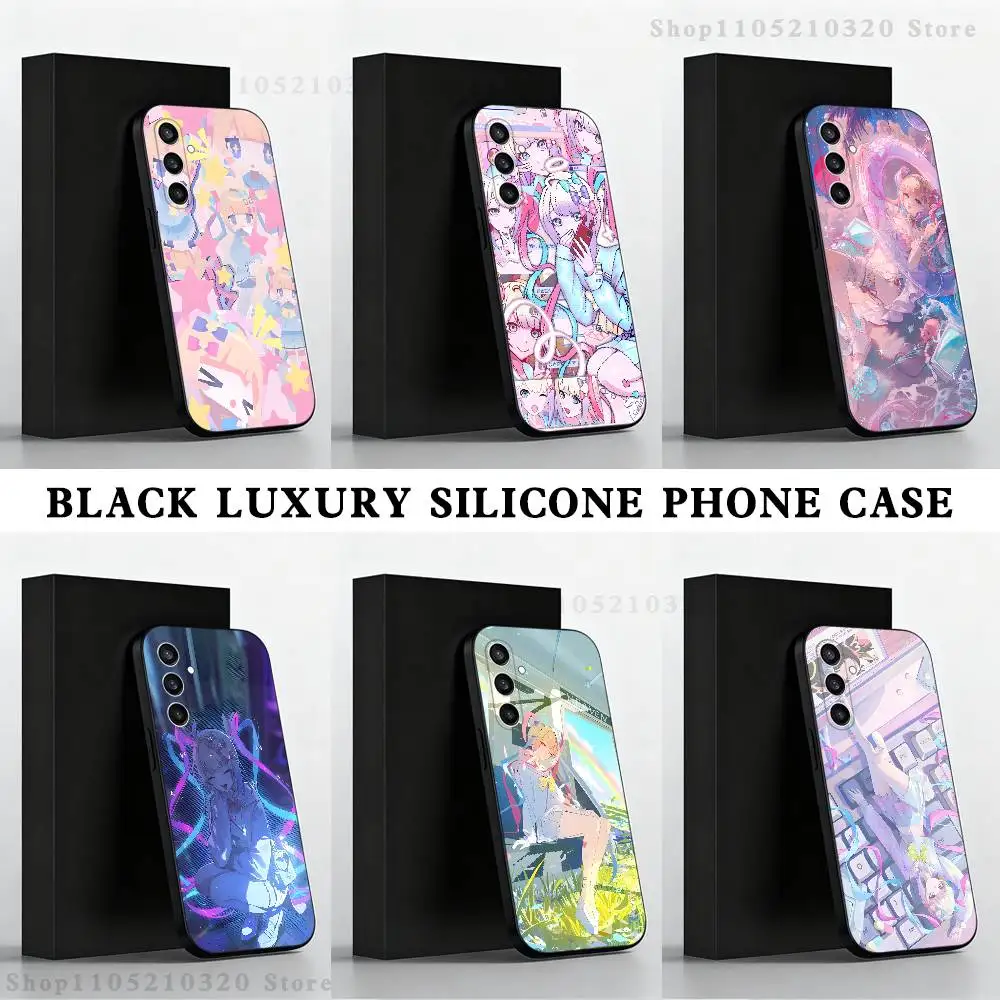 

Omg Kawaii Angel-chan Phone Case For Samsung S 25,24,23,22,30,21,10,9,Ultra,Plus,Lite,FE,4,5 G Black Soft Case