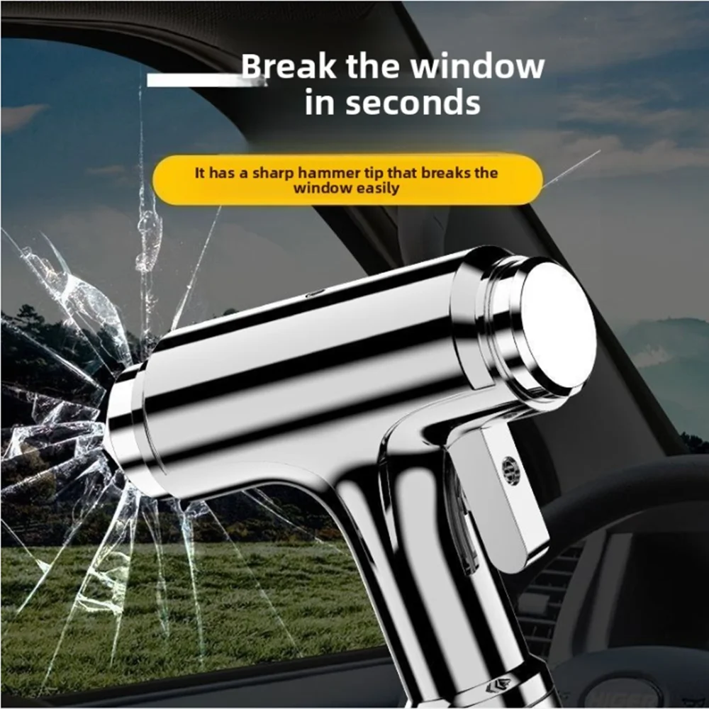 1pcs New Belt Cutter Life-Saving Car Tool Car Safety Hammer Car Window Breaker Emergency Escape Tool with Seat