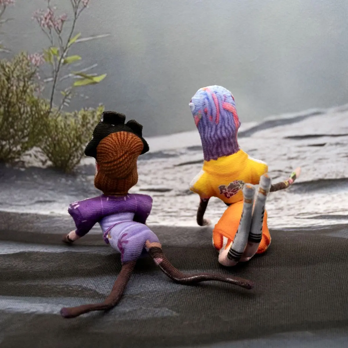 العطور فيرا ناير لعبة الهوية الخامس أفخم 11 بوصة دمى تأثيري الجسم سلك الهيكل العظمي عمل محشوة الدمى اكسسوارات حلية