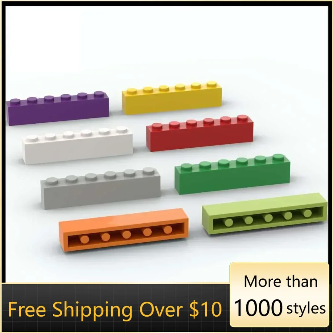 10PCS Assembles Particles 3009 1x6 Bricks Building Blocks High-Tech Parts DIY Assembly Educational Toys For Children Kids Gift