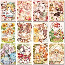 5D DIY Diamond Painting Cartoon Girl Embroidery Full Diamond Mosaic Art Anime Cross Stitch Suit Manual Home Decoration Gift