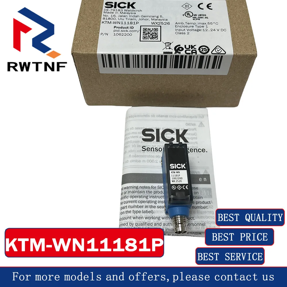Brand New Genuine KTM-WN11181P SICK color code sensor,100% original warehouse stock