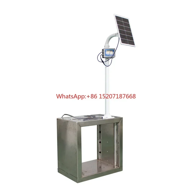 Flowmeter Remote Monitoring Solar Radar Water Level Meter Ultrasonic Open Channel Flow Measurement Box