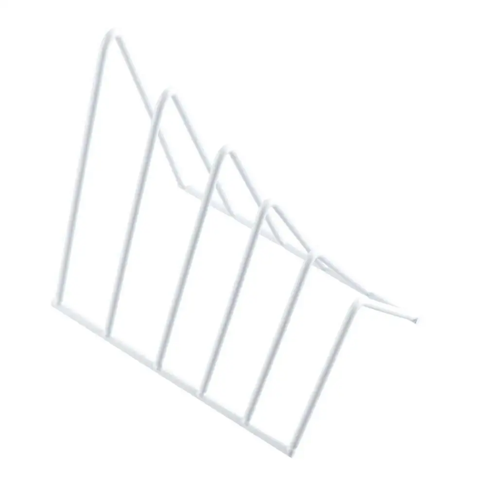Office Supplies Desktop Organizer Magzine Holder Student Stationary Iron Book Stand Book Holder Triangle Bookend Record Rack