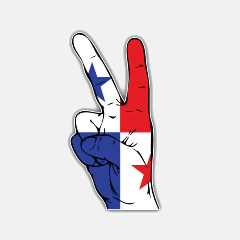 

Creative Panama Flag Hand Peace Car Sticker Motorcycle Helmet Decal