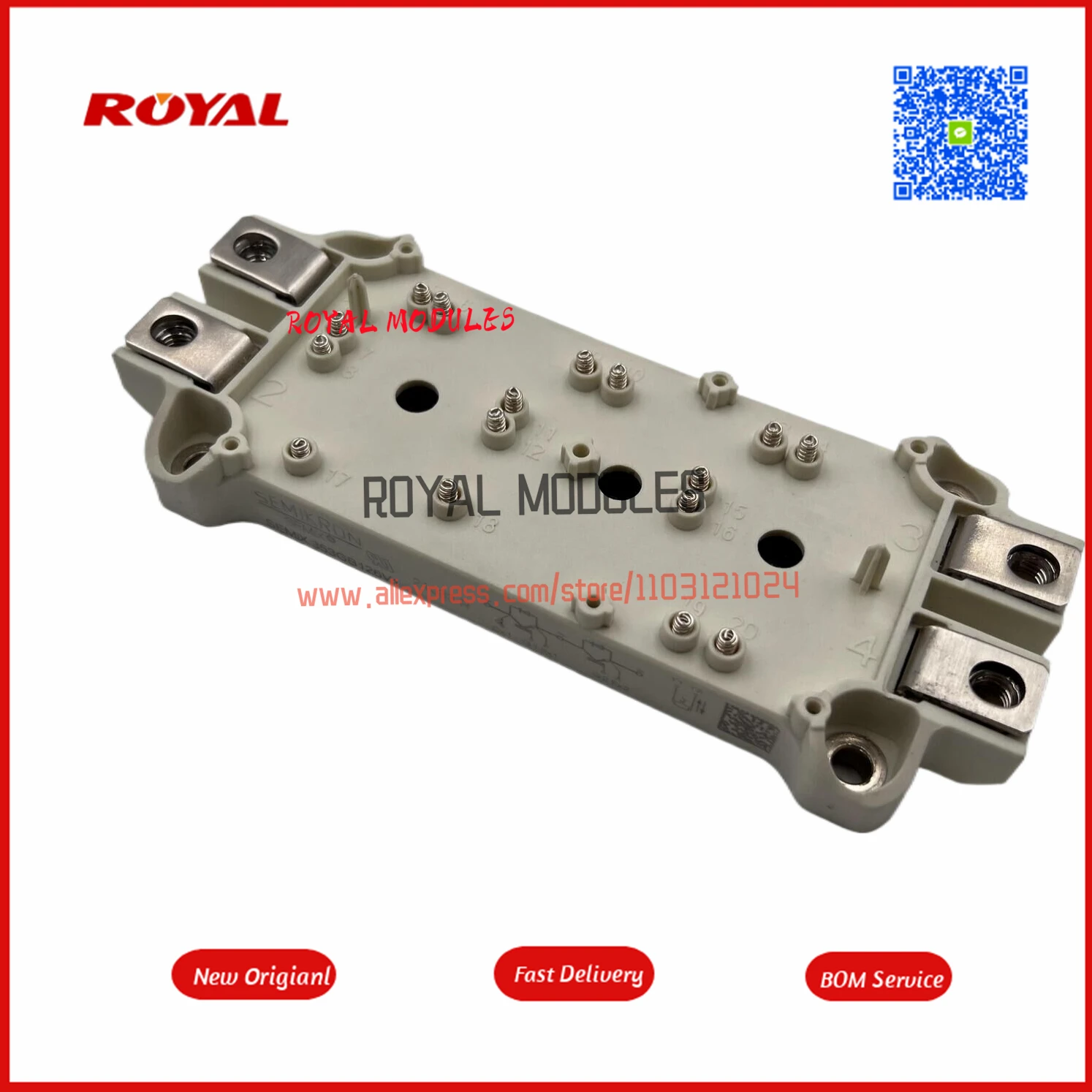 Módulo SEMIX353GB126V1 IGBT, Novo