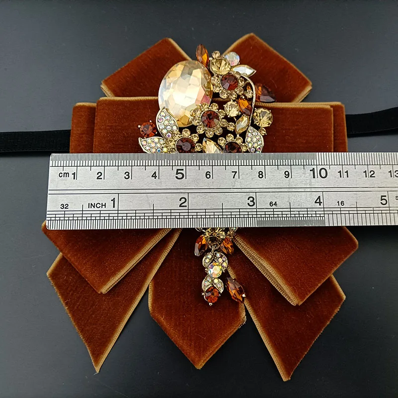 اليدوية ربطات القوس فيونكة المخملية الراين مجوهرات رجالية هدايا الراقية الأعمال مأدبة دعوى قميص طوق زهرة الرجال ربطة العنق الزفاف