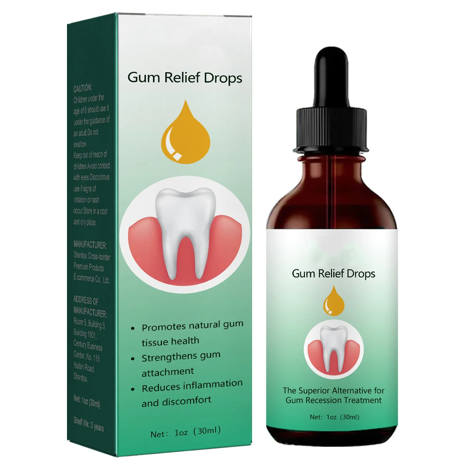 Dentizen Regrowth Drops, Gums For Receding Gums, Oil Pulling For Teeth And Gums, Rejuvenate Your Gums With Ease-30ml 2024