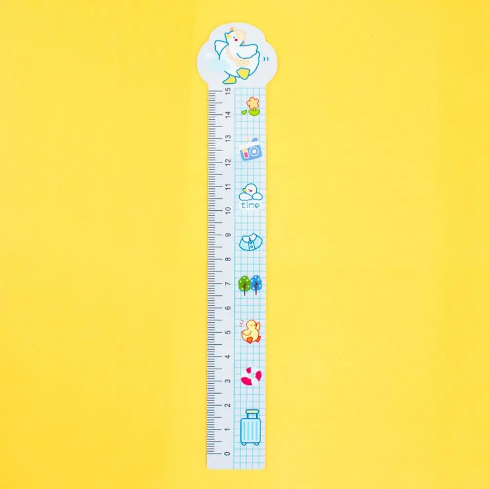 Cute Measuring Ruler Dinosaur Bear Pattern Cartoon Animal Soft Ruler Plastic Soft Study Stationery Children Drawing