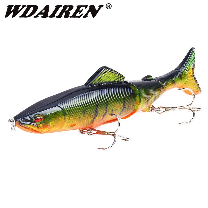 1 Uds cebo conjunto Swimbait Wobbler señuelo de pesca 13cm 18g cebo duro Artificial Minnow Crankbait para lubina perca carpa aparejos de pesca