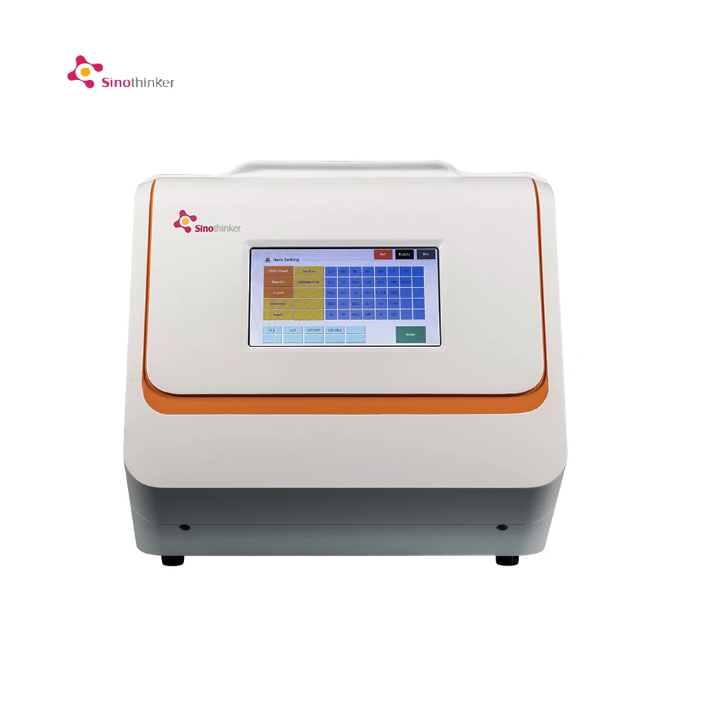 Sinothinker Full-Auto Chemistry Analyzer Touch Screen 120 Tests Medical Device Lab  Test Equipment