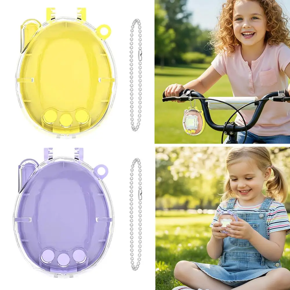 Funda protectora rígida de PC para Tamagotchi Connection, transparente, a prueba de golpes, antiarañazos, impermeable, portátil, duradera, virtual
