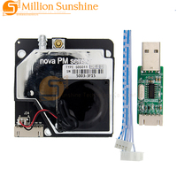 Nova PM Sensor SDS011 High Precision Laser PM2.5 Air Quality Detection Sensor Module Super Dust Sensors, Digital Output