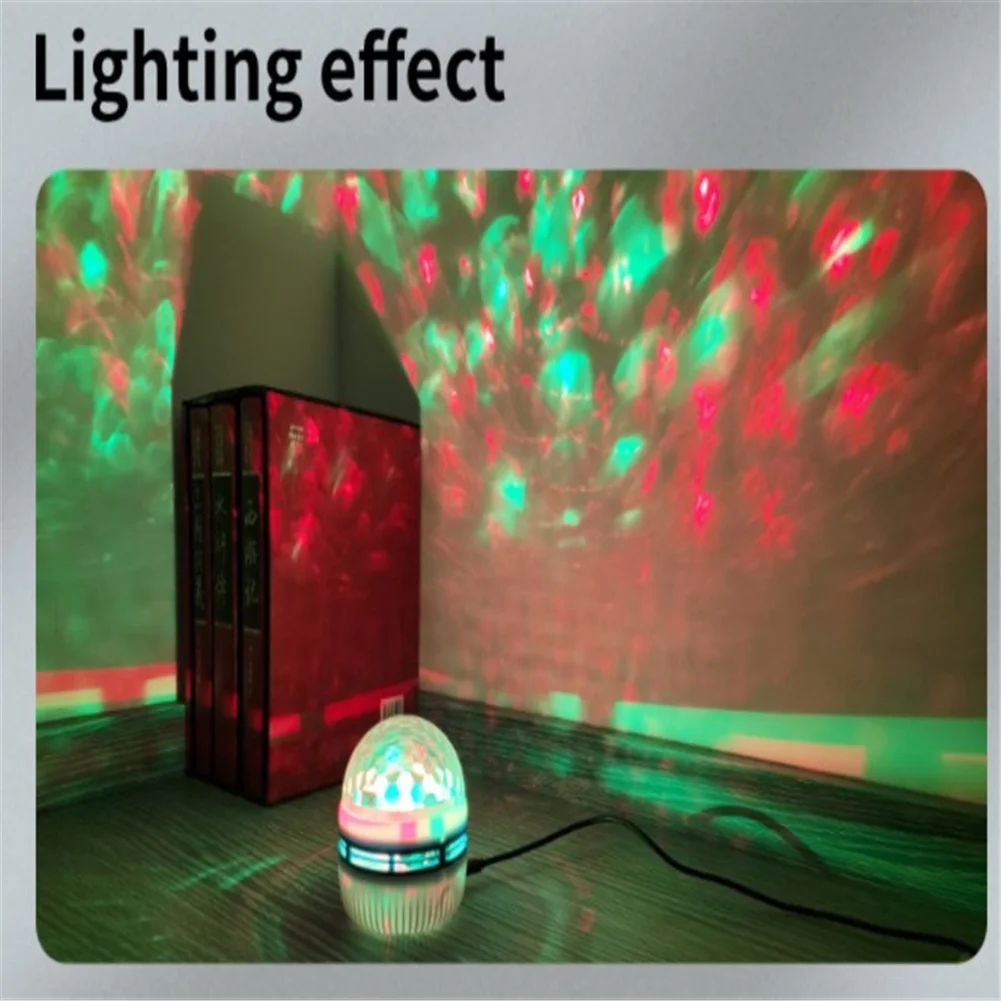 Novelty Lighting USB Charging RGB Projector Lamp Automatically Rotating Led Night Light For Home Children Bedroom Decoration