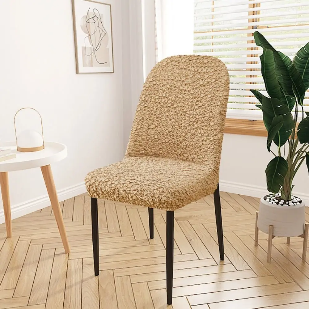 لمط غطاء كرسي مرن التجاعيد النسيج تنفس غطاء مقعد كرسي المضادة للانزلاق مقاومة للحيوانات الأليفة 40-55 سنتيمتر ، 40-53 سنتيمتر المطبخ #3