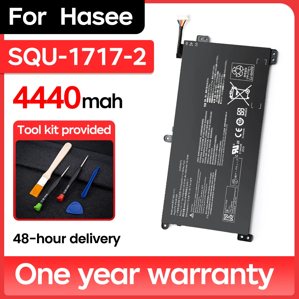 

BNN New SQU-1717-2 Laptop Battery U65A QL9S04 For Hasee 916QA107H 916QA108H series 4440mah