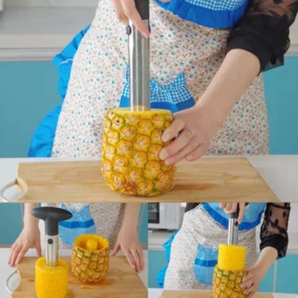 New Arrival, Pineapple Slicer Peeler Cutter Parer Knife Stainless Steel Kitchen Fruit  Cooking Tools