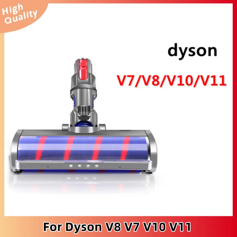 Substituição da escova de piso motorizada, ferramenta Roller Head, Soft Sweeper, Dyson V8, V7, V10, V11, Aspirador