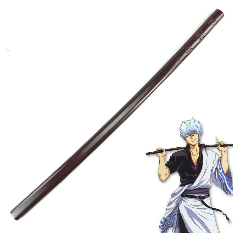 

Anime GINTAMA Gintoki Sakata "Toyako" Wood Cosplay Sword Anime Blade Cosplay Props for Halloween Shipping Free