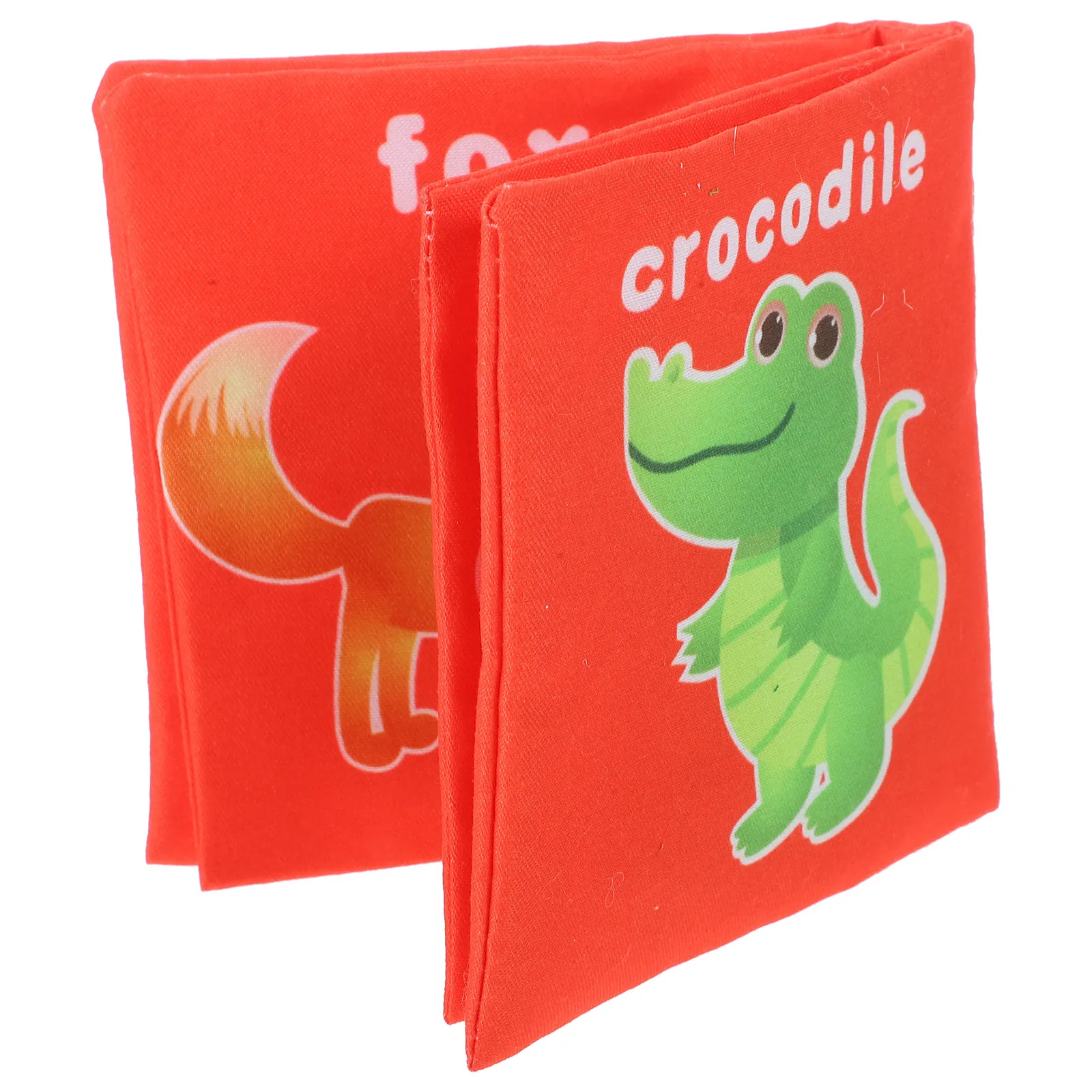 Libro de Tela 3D Portátil para Recién Nacidos, Reconocimiento de Animales, Libros de Tela Arrugada, Bebés de 0 a 6 Meses, Viajes, Educación Temprana