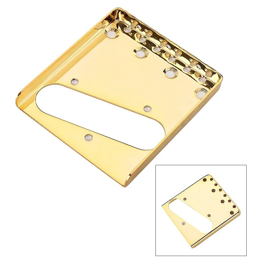 Top Loader Guitar Bridge Plate for Electric Guitar Pickup Replacement Parts Accessories (Gold)85.5mm