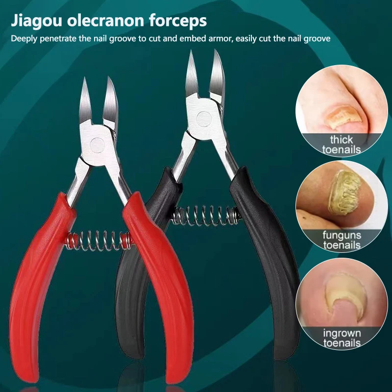 

Toe Nail Clippers Correction Thick Nail Ingrown Toenails Nippers Dead Skin Nail Art Pedicure Care Plier Cutter Scissor Tool