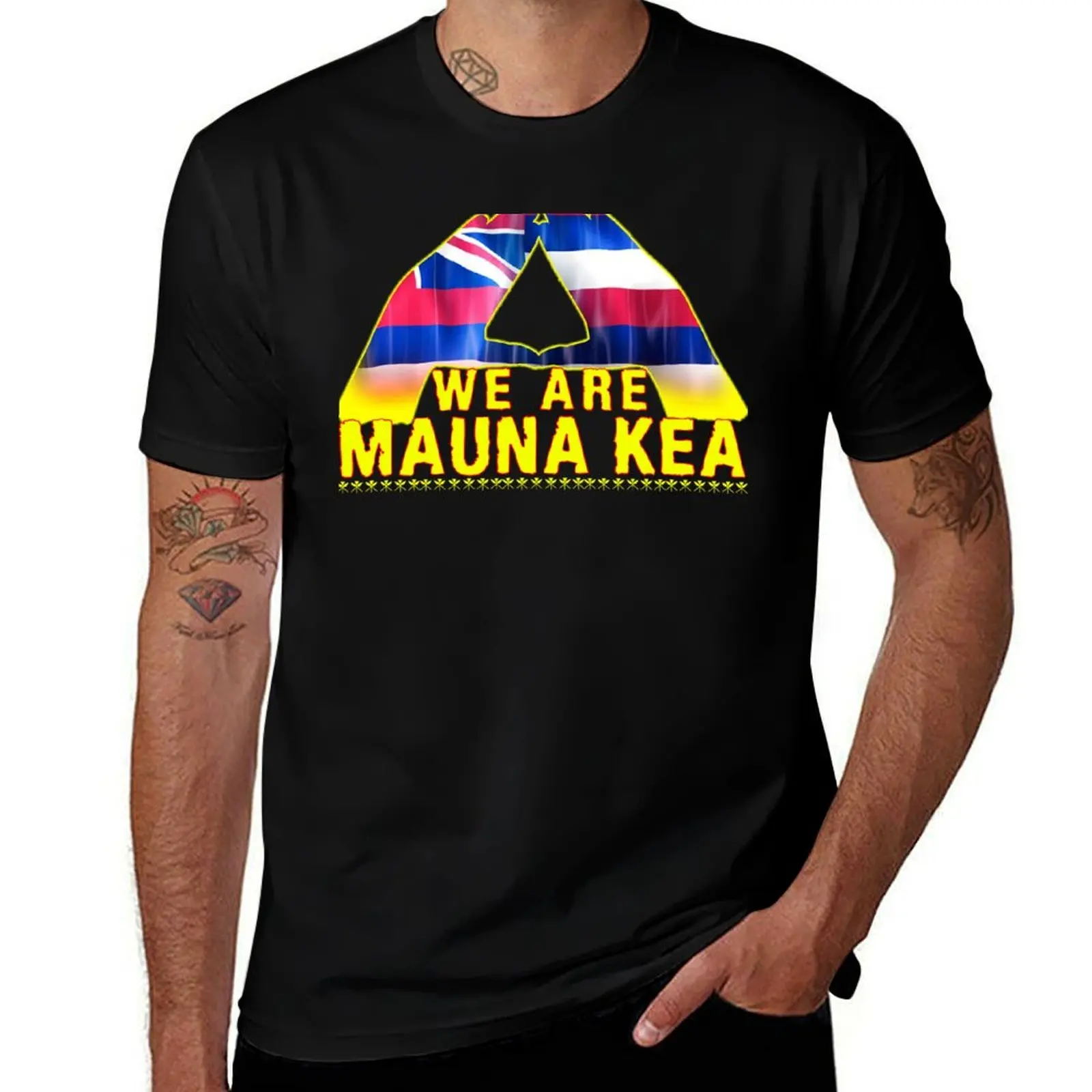 

#Wearemaunakea We Are Mauna Kea T-Shirt Casual Minimalist Short Sleeve Top