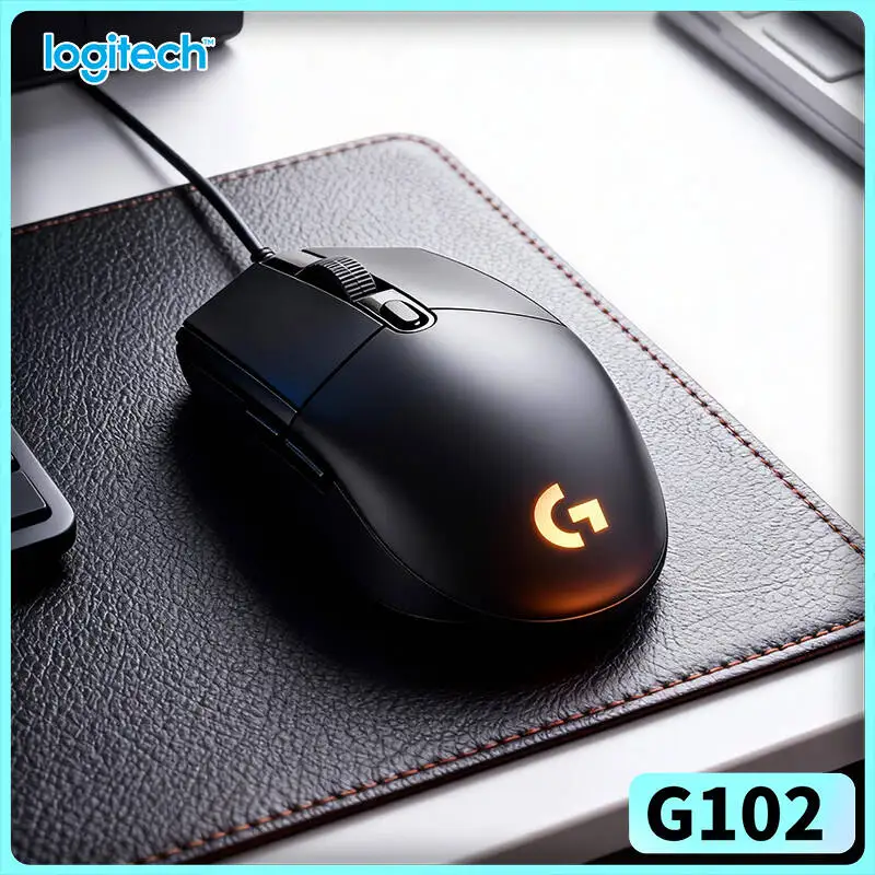 

Игровая мышь Logitech G102, 16,8 млн RGB-цветов, механические кнопки, точность 8000 DPI для соревновательной игры